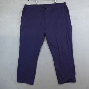 Public Rec Pants All Day Mens Size 42/28 Blue Commuter 5-Pocket Stretch